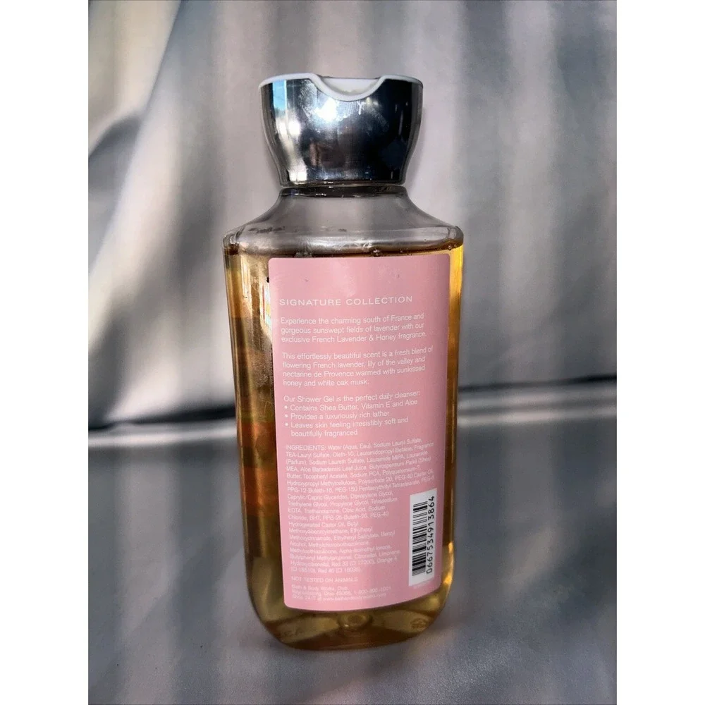 Bath & Body Works FRENCH LAVENDER & HONEY Shea & Vitamin E SHOWER GEL 10oz - New